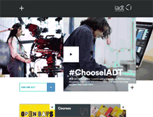 Tablet Screenshot of iadt.ie